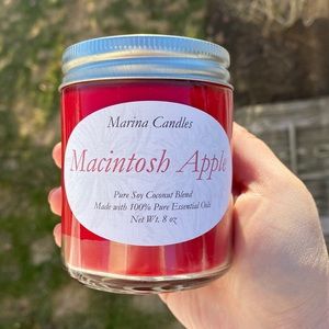 8 oz Macintosh Apple Candle